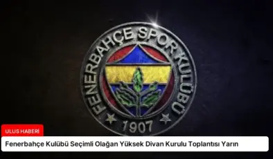 Fenerbahçe Kulübü Seçimli Olağan Yüksek Divan Kurulu Toplantısı Yarın