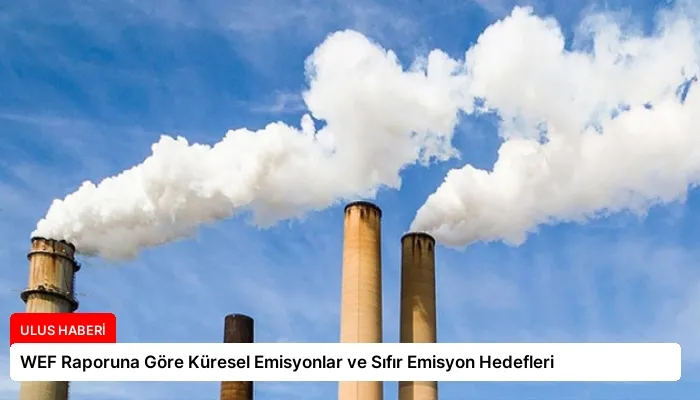 WEF Raporuna Göre Küresel Emisyonlar ve Sıfır Emisyon Hedefleri