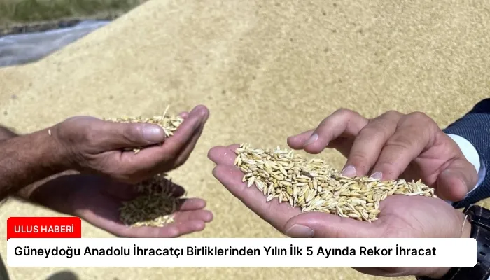 Güneydoğu Anadolu İhracatçı Birliklerinden Yılın İlk 5 Ayında Rekor İhracat
