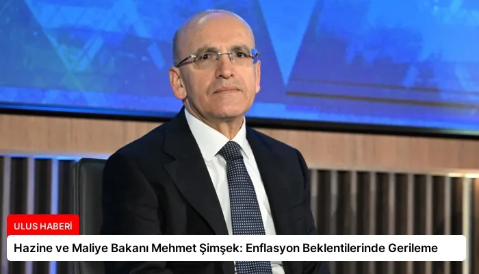 Hazine ve Maliye Bakanı Mehmet Şimşek: Enflasyon Beklentilerinde Gerileme
