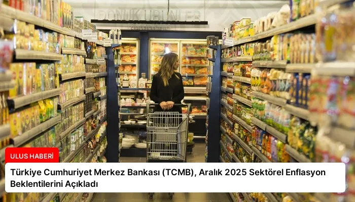 Türkiye Cumhuriyet Merkez Bankası (TCMB), Aralık 2025 Sektörel Enflasyon Beklentilerini Açıkladı