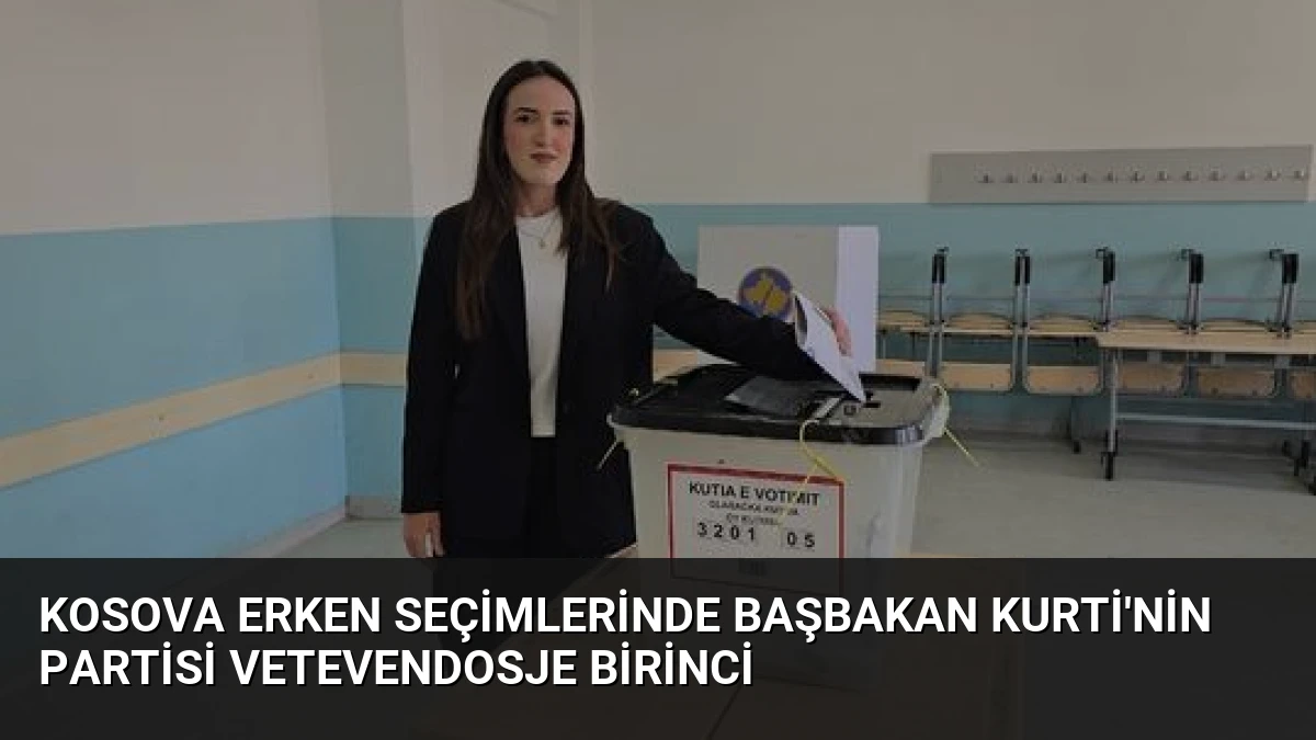 Kosova Erken Seçimlerinde Başbakan Kurti’nin Partisi Vetevendosje Birinci