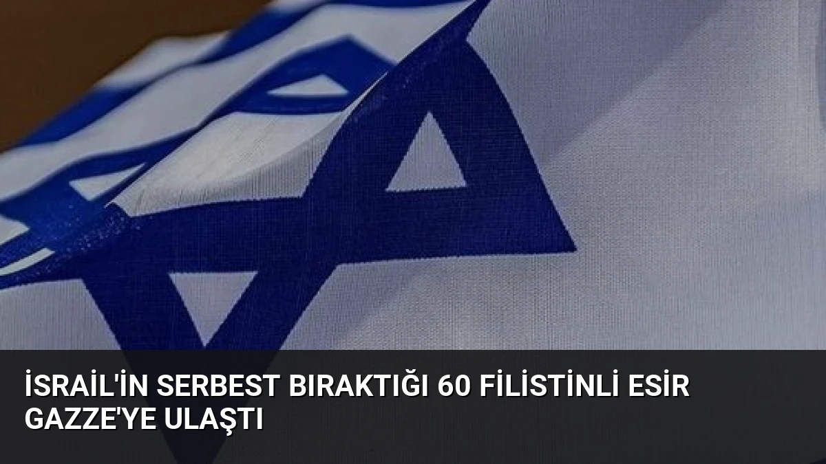 İsrail’in Serbest Bıraktığı 60 Filistinli Esir Gazze’ye Ulaştı