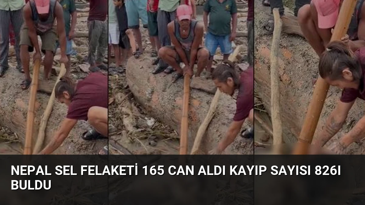 Nepal Sel Felaketi 165 Can Aldı Kayıp Sayısı 826ı Buldu
