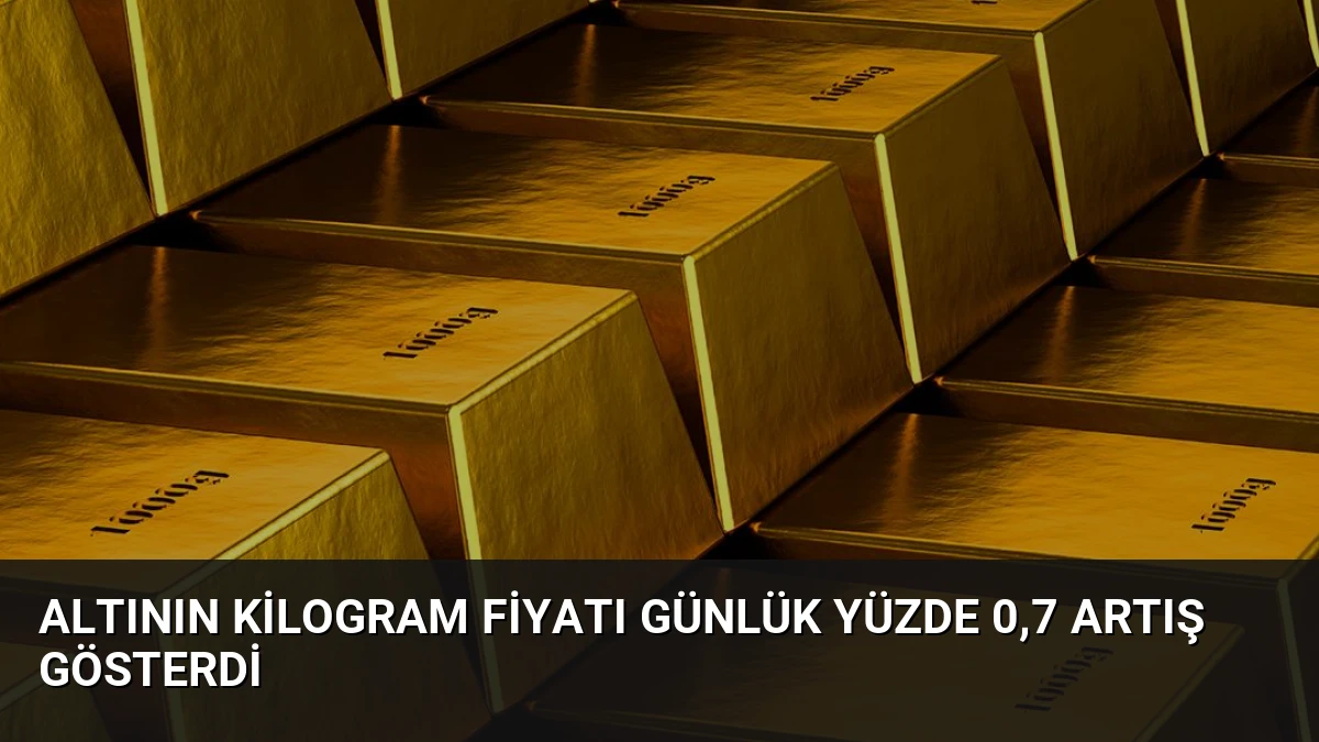 Altının Kilogram Fiyatı Günlük Yüzde 0,7 Artış Gösterdi