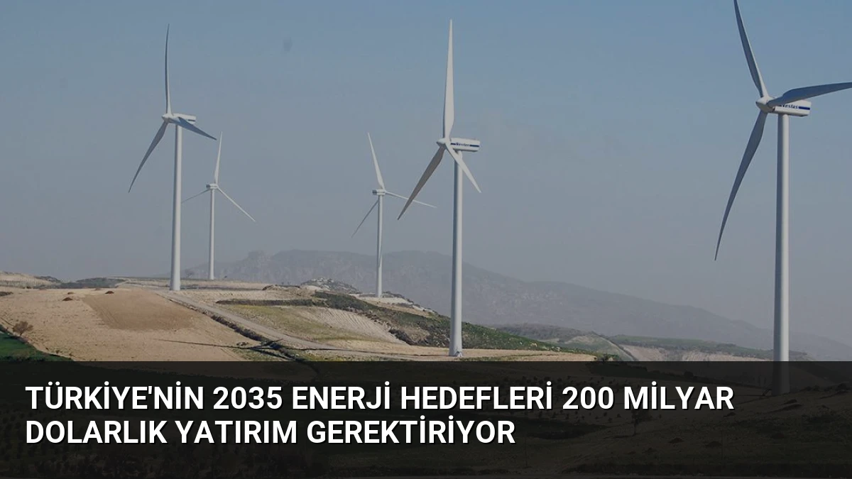 Türkiye’nin 2035 Enerji Hedefleri 200 Milyar Dolarlık Yatırım Gerektiriyor