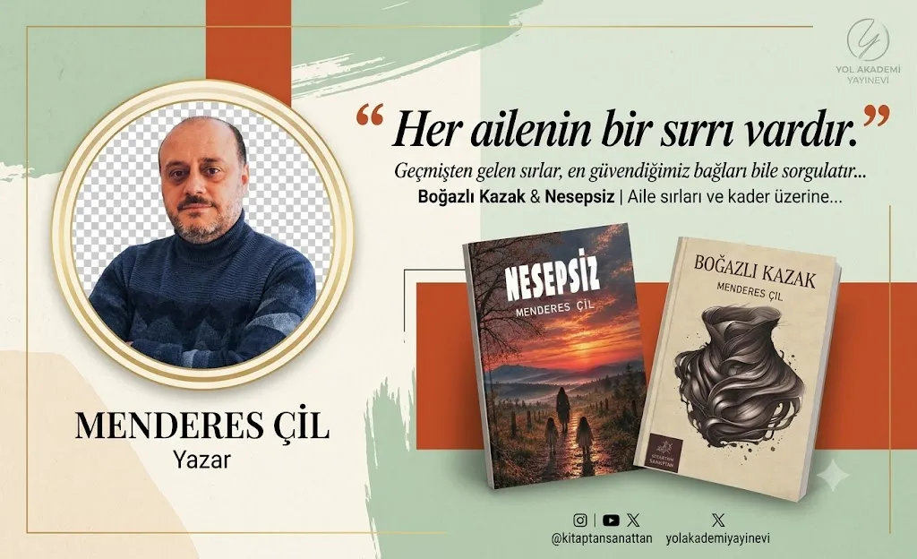 Menderes Çil’den Edebiyat Dünyasında Dikkat Çeken Çıkış: Kısa Sürede Ses Getirdi