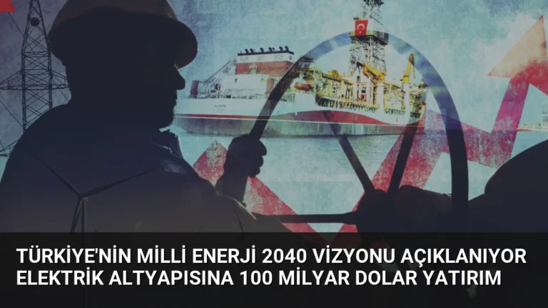 Türkiye’nin Milli Enerji 2040 Vizyonu Açıklanıyor Elektrik Altyapısına 100 Milyar Dolar Yatırım